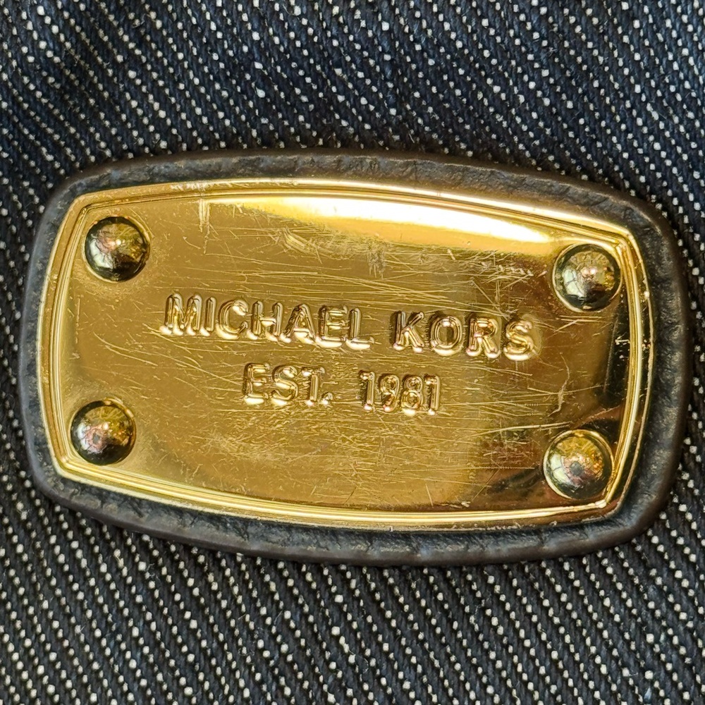 MICHAEL KORS Mini Denim Backpack - Picture 6 of 9